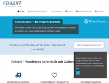 Tablet Screenshot of fehlersieben.de